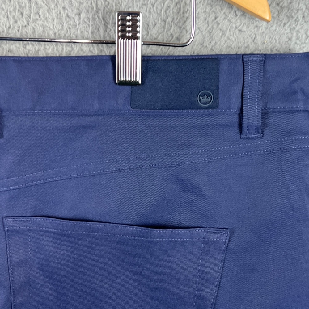 Peter Millar EB66 Performance Five-Pocket Pants Mens 40x32 Navy Blue ME0EB66FB - Picture 7 of 14